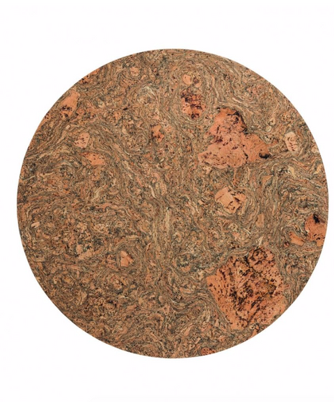 SET 4 ROUND PLACEMATS CORK COLLECTION