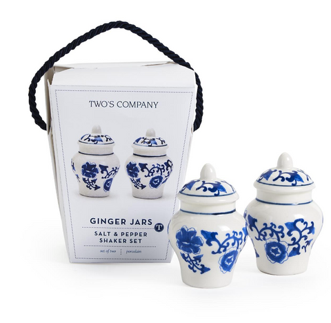 Mini Ginger Jar Salt and Pepper Shaker Set