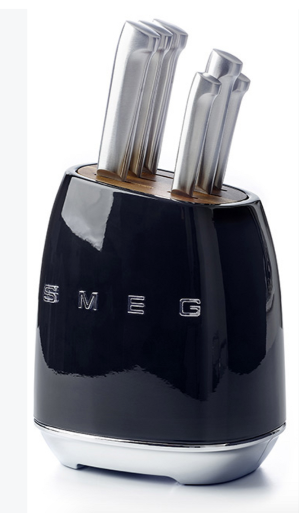 Smeg Knife Block & Knives