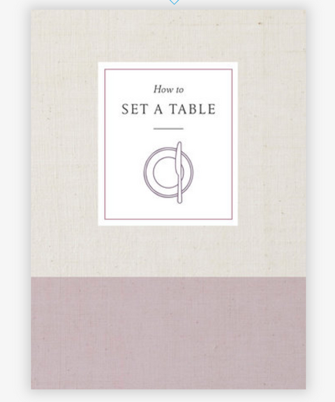 How to Set a Table