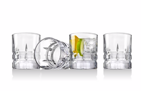 Square Double Old Fashioned Set of 4