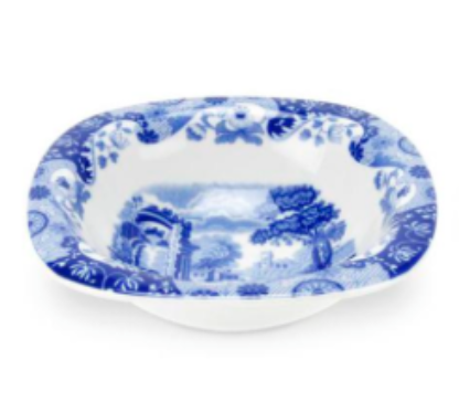 【8枚セット】美品！Spode Blue Italian 青白い風景画 大皿 Blue Italian by Spode